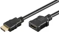 Produktbild: High-Speed-HDMI-Verlängerungskabel HDMI-Stecker > Stecker Typ A 0,5m