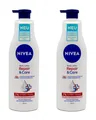 Produktbild: Nivea Repair & Care Body Lotion 7% Glycerin + Vitamin E , 2x250ml EA038858