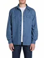 Produktbild: Replay Langarmhemd 6.5 OZ DEEP BLUE DENIM (1-tlg)