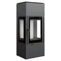 Produktbild: Kratki Kaminofen | Thor View | mit Türfeder | 8 kW | weißer Brennraum