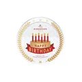 Produktbild: (49,73 EUR/kg) Marzipantaler Happy Birthday Zartbitter-Schokolade Niederegger