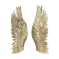 Produktbild: Engelsflügel Dekoflügel Wandflügel Wanddekoration ANGELO aus Metall goldfarben
