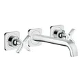 Produktbild: hansgrohe Fertigset Axor Citterio E UP-3-Loch-Waschtischarmatur, Ausl. 220mm, Roset., chr