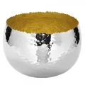 Produktbild: Fink Schssel, Silber, Metall, Casual, Vernickelt (innen Gold), Durchmesser: 20cm, Hhe: 14,5cm