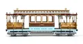 Produktbild: OcCre Modellbausatz San Francisco Tram Maßstab 1:24 Straßenbahnbausatz, (Zusatzartikel, 1-tlg., Straßenbahnbausatz), Made in Europe