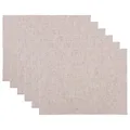 Produktbild: BUTLERS 6er Set Platztset 45 x 33cm Filz-Optik doppelseitig -FELTO- abwaschbares Tischset für den gedeckten Tisch | Platzdeckchen schmutzabweisende Tischmatte