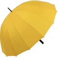 Produktbild: iX-brella - Leichter XXL Partnerschirm 16-teilig mit angenehmen Softgriff - Durchmesser 1,29 Meter (gelb)
