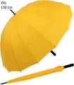 Produktbild: iX-brella Stockregenschirm XXL 130 cm Durchmesser Golf-Partnerschirm, 16-teiliges Dach, mit leichtem Fiberglasgestell