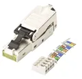 Produktbild: Digitus Geschirmter RJ45-Stecker zur Feldkonfektionierung, AWG 22-27 DN-93631 Netzwerk-Adapter, Farbcodiert, Geschirmt, Halogenfrei, verriegelbar