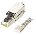 Produktbild: Digitus Digitus RJ45 Netzwerk Steckverbinder CAT 6a, Unbestückt [1x LSA, Schne Adapter