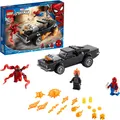 Produktbild: LEGO 76173 Spider-Man und Ghost Rider vs. Carnage mit Spielzeugauto zum Bauen, Marvel Super Heroes Set