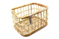 Produktbild: Basil Green Life Fahrradkorb – Hinterrad – Rattan – handgeflochten – rechteckig – aus ökologischem Material – 30 Liter – Braun