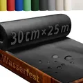 Produktbild: DecoHomeTextil Heimtextilmanufaktur Tischläufer Rolle Tischdeckenrolle Vliesstoff Vlies Schwarz 0.3 x 25 m 80g/m² abwaschbar wasserabweisend