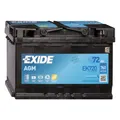 Produktbild: Exide 72Ah Autobatterie EK720 AGM EN760A 12V Start-Stop Starterbatterie PKW