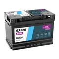 Produktbild: EXIDE EK720 AGM START-STOP Autobatterie Batterie Starterbatterie 12V 72Ah EN760A
