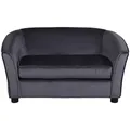 Produktbild: Velvet Sofa 2 Personen für Kind grau.