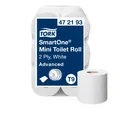 Produktbild: 1-10x TORK Großrollen-Toilettenpapier SmartOne Mini, weiß, 111,6 m
