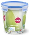 Produktbild: emsa Frischhaltedose CLIP & CLOSE 16.3 cm hoch 2,0 l transparent, blau