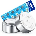 Produktbild: Knopfzellen Batterie | LR44 / AG13 / LR1154 | Alkaline 1.5V | 10er Pack | für Taschenrechner, Uhren, Geräte | Retoo