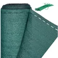 Produktbild: Relaxdays Zaunblende, Sichtschutz für Zaun & Balkongeländer, HDPE Gewebe, UV-stabilisiert, wetterfest, 1,8 x 50 m, grün