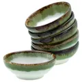 Produktbild: Creatable Dipschalenset Cascade, Grün, Weiß, Keramik, 6-teilig, rund, Essen & Trinken, Geschirr, Schalen & Schüsseln, Dipschalen