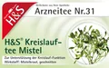 Produktbild: H&S Kreislauftee Mistel, 20 St. Filterbeutel