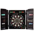 Produktbild: Elektronisches Dartboard Oxford 1-16 Spieler 27 Spiele Dartbrett mit Pfeilen