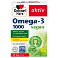 Produktbild: Omega-3 1000 vegan - Hochdosierte Omega-3-Fettsäuren EPA & DHA aus pflanzlich...