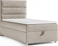 Produktbild: Best for Home Boxspringbett mit Bettkasten Trinity K4-SINGLE 90x200 Bonellfederkern inkl. Topper - Beige