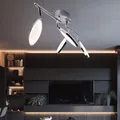 Produktbild: Deckenlampe Spotleiste Deckenleuchte Chrom LED Wohnzimmerlampe beweglich L 87 cm
