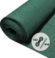 Produktbild: VOUNOT® Zaunblende 1.5×10m, Sichtschutz Zaun 150 g/m² HDPE Schattiernetz, Grün