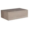 Produktbild: FineBuy Nachtkonsole ZADAR für Wandmontage 46x15x30cm Nachttisch Holz, Wandregal mit Schublade, Nachtschrank Wandboard für Boxspringbett schwebend, Wandkonsole Nachtkästchen hängend Sonoma
