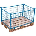 Produktbild: VARIOfit Palettenaufsatz Typ 62, pa-080.021, blau, Stahl, Gitterbox, 120 x 80cm, Höhe 60cm