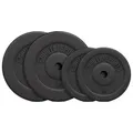 Produktbild: GORILLA SPORTS® Hantelscheiben - Einzeln/Set, 1,25kg, 2,5kg, 5kg, 7,5kg, 10kg, 15kg, 27,5kg, 30kg Gewichte, 30mm Bohrung, aus Kunststoff - Gewichtsscheiben, Hantelscheiben-Set