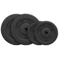 Produktbild: GORILLA SPORTS® 30 kg Hantelscheiben Set 2x10 kg 2x5 kg 30 mm Gewichte Hantel