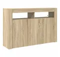 Produktbild: vidaXL Sideboard Sideboard Sonoma-Eiche 116 x 30 x 75 cm Holzwerkstoff (1 St)