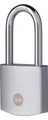 Produktbild: Yale 50mm Messing Vorhängeschloss mit Chrom Finish Hochsicheres Y120B/50/163/1