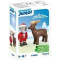 Produktbild: PLAYMOBIL® JUNIOR Weihnachtsmann & Rentier