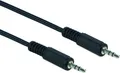 Produktbild: Schwaiger Audio Anschlusskabel TFS3150 533 Klinke schwarz, 1,5m, 1x 3,5mm Klinken Stecker / 1x 3,5mm