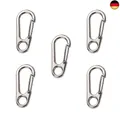 Produktbild: Karabinerhaken, 5 Stück Mini Karabiner, Schlüsselanhänger, Schnalle Feder Ru