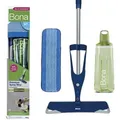 Produktbild: Bona Premium Spray Mop mit 850 ml Reinigungsmittel für Hartböden, nachfüllbare Kartusche, inkl. Mikrofaser-Reinigungspad - Blau