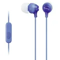 Produktbild: Sony MDR-EX15AP EX Series In-Ear-Kopfhörer blau mit Mikrofon