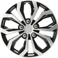 Produktbild: Unitec Radzierblende Daytona 40 cm (16 Zoll) schwarz silber 4 Stück