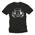 Produktbild: MAKAYA Herren T-Shirt für Muscle Car Fans 68er Mustang Eleanor schwarz S