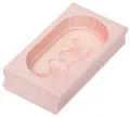 Produktbild: 2 x Butterform eckig Buttermodel aus Ahornholz für 250 g Butter Motiv: 2 Vögel