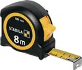 Produktbild: STABILA Taschenbandmaß BM 100, 8 m, Maßband mit metrischer Skala, bruchsicheres