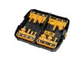 Produktbild: DEWALT DT90016-QZ Fräser-Set aus Hartmetall, 12-teilig, mit Koffer)