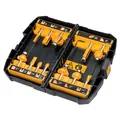 Produktbild: DeWalt DT90016-QZ Set Oberfräsen-Bits Schaft 8 mm 12-teilig