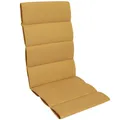 Produktbild: Herlag Hochlehner Gartenstuhlauflage Linnea 123x50x3cm Strukturgewebe Senfgelb