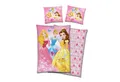Produktbild: Familando Kinderbettwäsche Disney Prinzessinnen, Set 135x200 80x80 cm Fleece, Reißverschluss, Fleece, 2 teilig, extra flauschig und weich, mit Wendemotiv